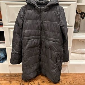 GAP Maternity Long Coat with hood